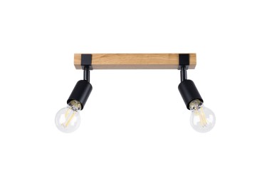 Plafonnier ZUCA 2 noir