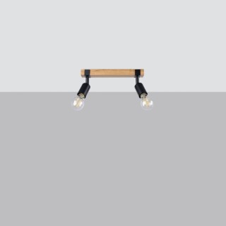 Plafonnier ZUCA 2 noir