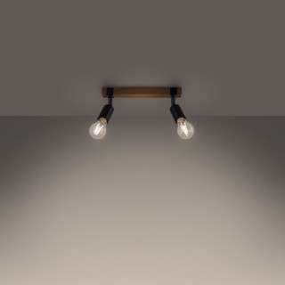 Plafonnier ZUCA 2 noir