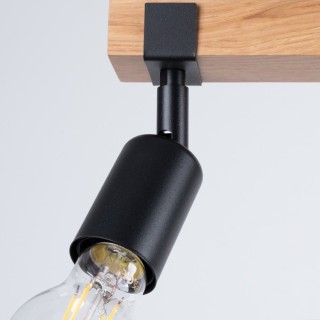 Plafonnier ZUCA 3 noir