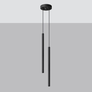 Lampe suspendue PASTELO 2 noir