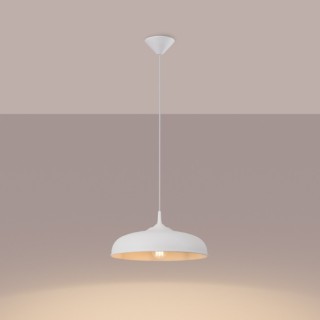 Lampe suspendue GINA blanc