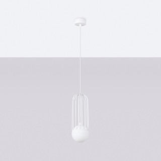 Lampe suspendue BRINA 1 blanc