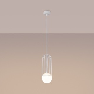 Lampe suspendue BRINA 1 blanc