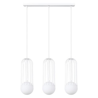 Lampe suspendue BRINA 3L blanc