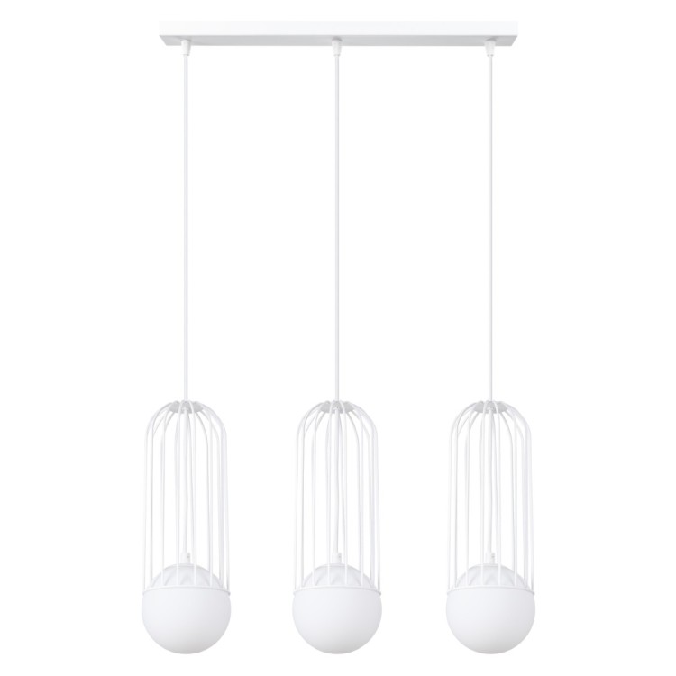Lampe suspendue BRINA 3L blanc