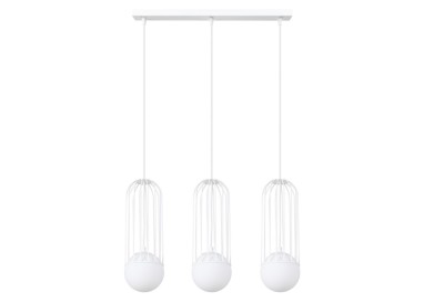 Lampe suspendue BRINA 3L blanc