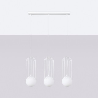 Lampe suspendue BRINA 3L blanc