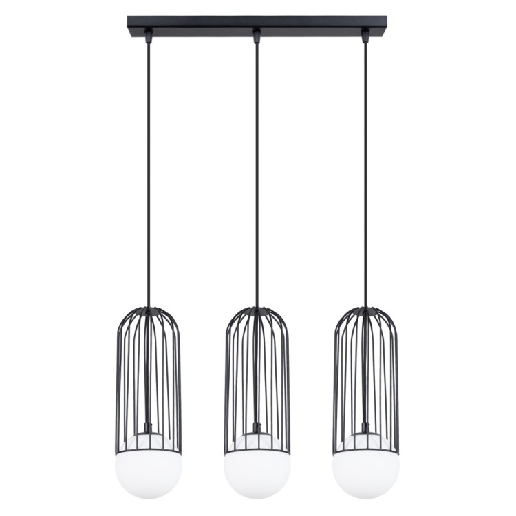 Lampe suspendue BRINA 3L noir