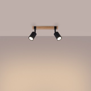 Plafonnier FAGER 2 noir