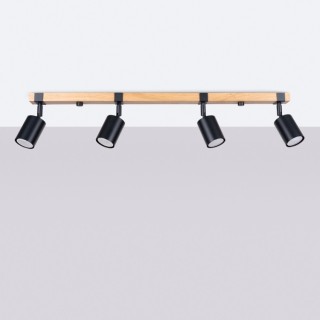 Plafonnier FAGER 4L noir