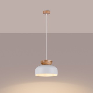 Lampe suspendue MARION blanc