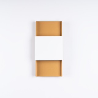 Applique DURLIN or/blanc