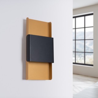 Applique DURLIN or/noir