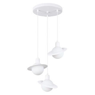 Lampe suspendue HYPERION 1 blanc