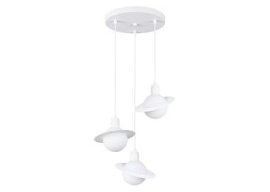 Lampe suspendue HYPERION 1 blanc