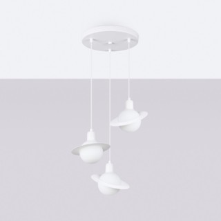 Lampe suspendue HYPERION 1 blanc