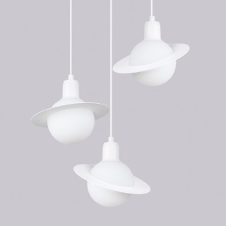 Lampe suspendue HYPERION 1 blanc