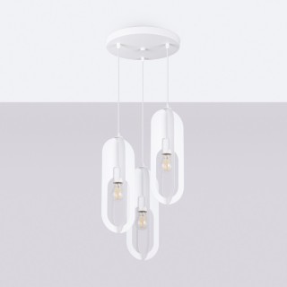 Lampe suspendue NICUS 1 blanc