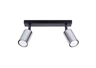 Plafonnier WINX 2 noir/chrome