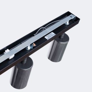 Plafonnier WINX 3 noir/chrome