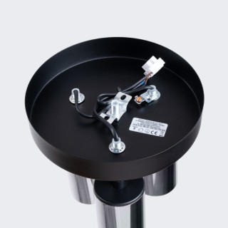 Plafonnier WINX 3P noir/chrome