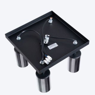 Plafonnier WINX 4 noir/chrome