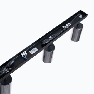 Plafonnier WINX 4L noir/chrome