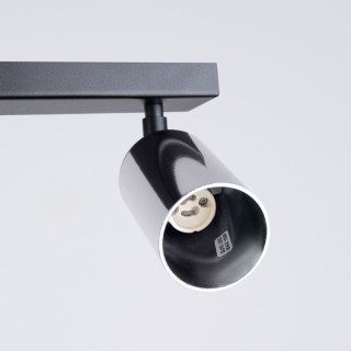 Plafonnier WINX 6L noir/chrome