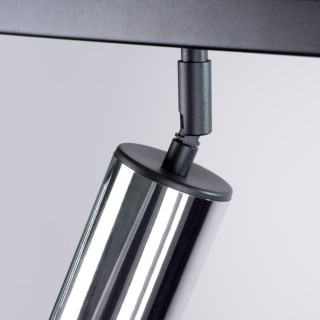 Plafonnier WINX 6L noir/chrome