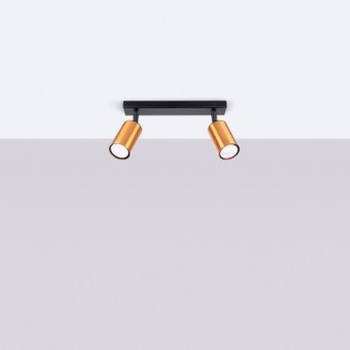 Plafonnier WINX 2 noir/cooper