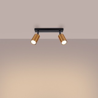 Plafonnier WINX 2 noir/cooper