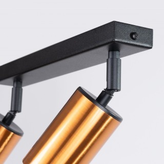 Plafonnier WINX 2 noir/cooper