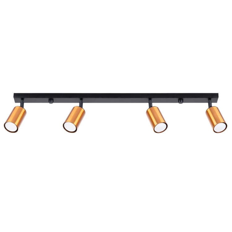 Plafonnier WINX 4L noir/cooper