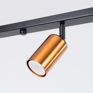 Plafonnier WINX 4L noir/cooper