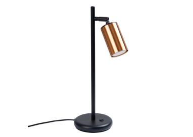 Lampe à poser WINX noir/cooper