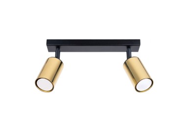 Plafonnier WINX 2 noir/doré