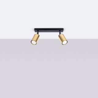 Plafonnier WINX 2 noir/doré