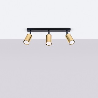 Plafonnier WINX 3 noir/cooper