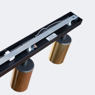 Plafonnier WINX 3 noir/cooper