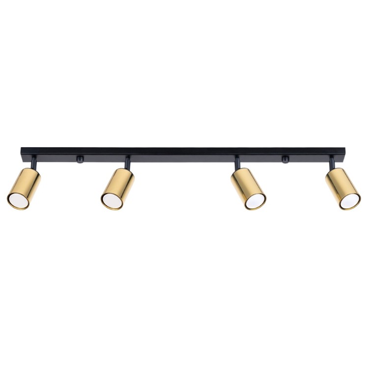 Plafonnier WINX 4L noir/doré