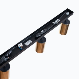 Plafonnier WINX 4L noir/doré