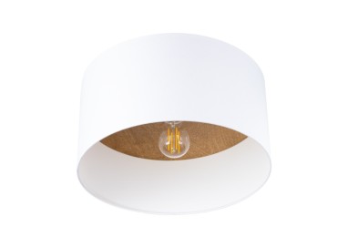 Plafonnier TELESTO blanc/marron clair