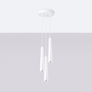 Lampe suspendue PRYSM 3P blanc