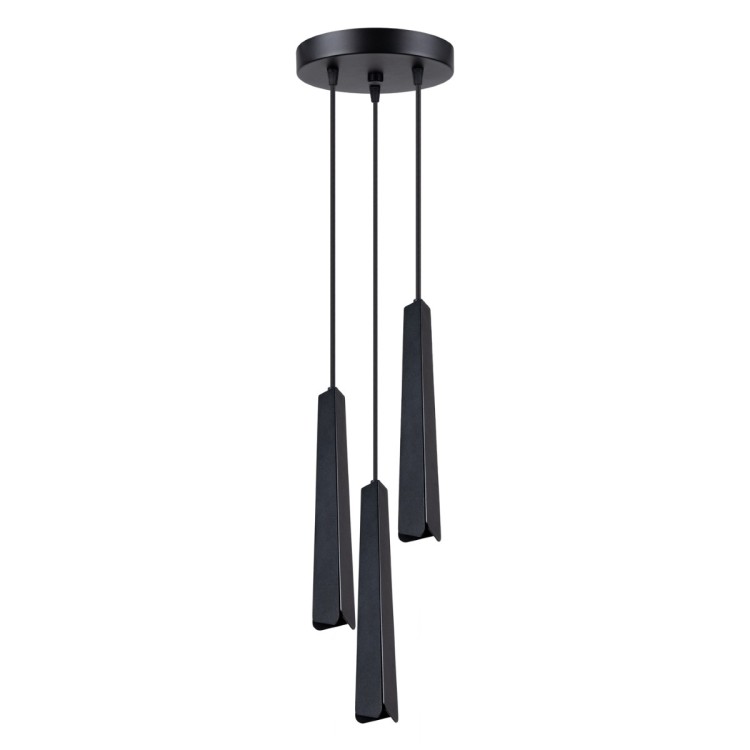 Lampe suspendue PRYSM 3P noir