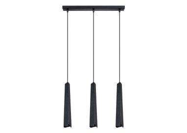 Lampe suspendue PRYSM 3L noir