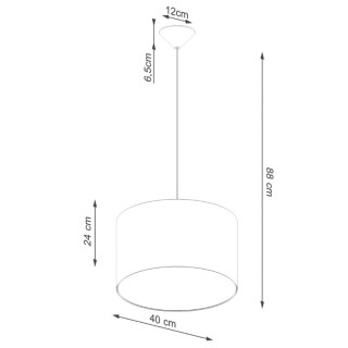 Lampe suspendue NOVA 40 blanc