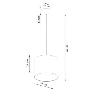 Lampe suspendue NOVA 30 noir