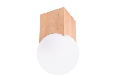 Plafonnier SOLIS bois naturel