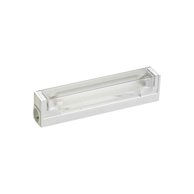 Müller-Licht Miroir lumineux à LED Blanc 37 cm 6 W S19 500 lm Blanc chaud 3000 K Interrupteur et prise française